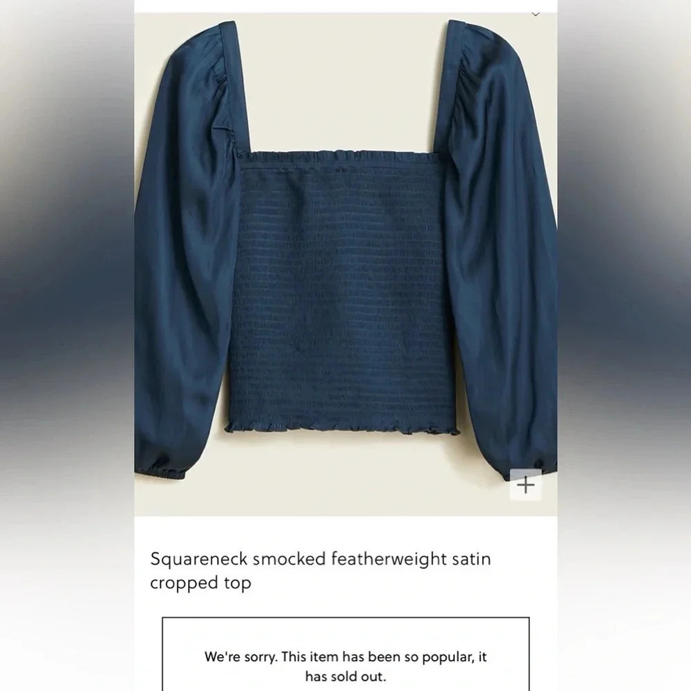 NWT J.Crew Blouse size Small- Yellow